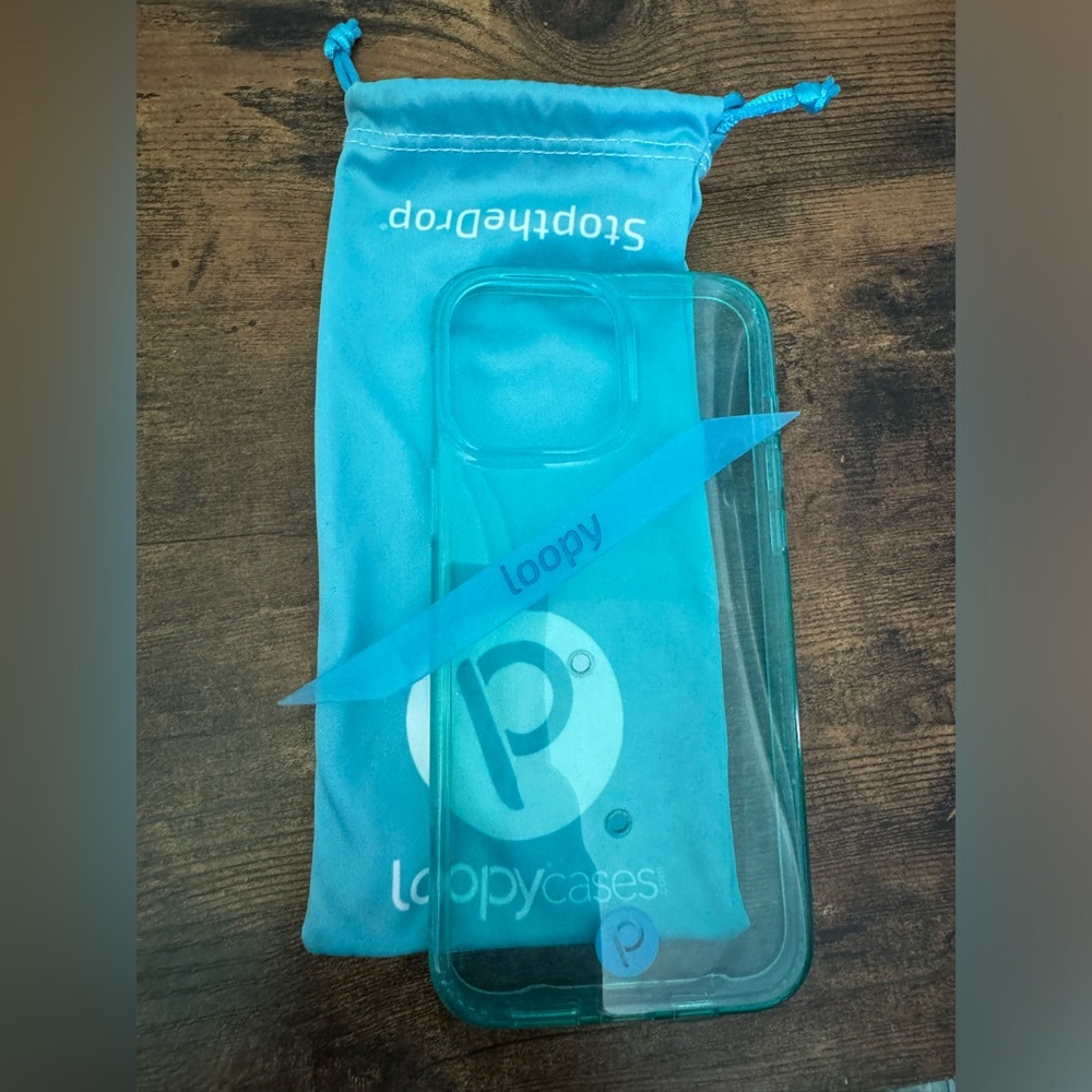 iPhone 13 Pro Max Neon Blue Loopy